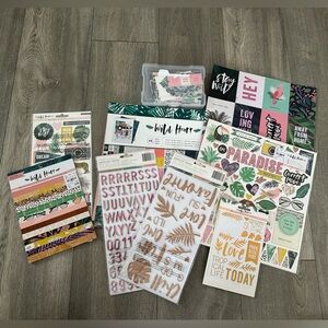 Crate Paper Wild Heart scrapbooking set